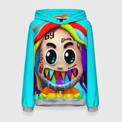 Женская толстовка 3D 6ix9ine