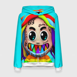 Женская толстовка 3D 6ix9ine