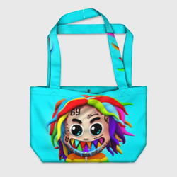 Пляжная сумка 3D 6ix9ine