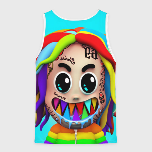 Мужская майка 3D 6ix9ine, цвет 3D печать - фото 2