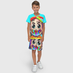 Детский костюм с шортами 3D 6ix9ine - фото 2