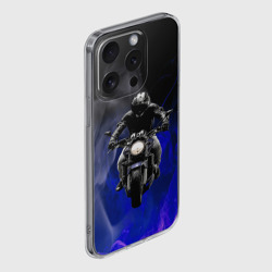 Чехол для iPhone 15 Pro Max силиконовый с защитой камеры Мотоциклы - фото 2
