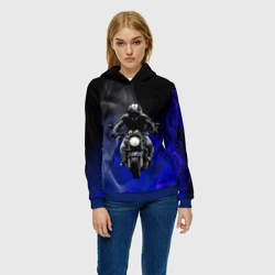 Женская толстовка 3D Мотоциклы - фото 2