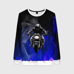 Женский свитшот 3D Мотоциклы