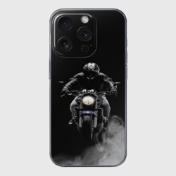 Чехол для iPhone 15 Pro Max силиконовый с защитой камеры Мотоциклы