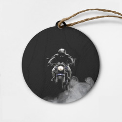 Деревянная игрушка круг Мотоциклы