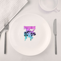Набор: тарелка + кружка Fortnite x Marshmello - фото 2