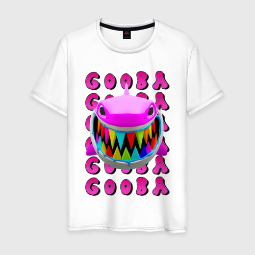 Мужская футболка хлопок 6IX9INE- GOOBA, цвет белый