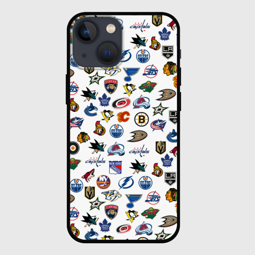 Чехол для iPhone 13 mini NHL pattern НХЛ