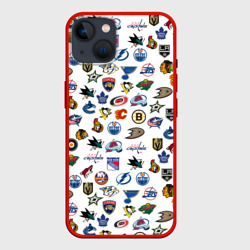 Чехол для iPhone 14 NHL pattern НХЛ
