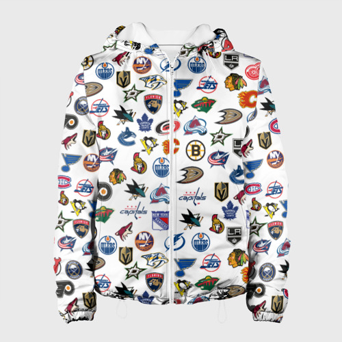 Женская куртка 3D NHL pattern НХЛ