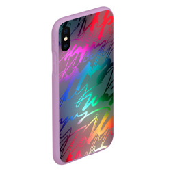 Чехол для iPhone XS Max матовый Узоры - фото 2