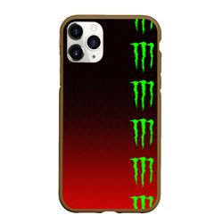 Чехол для iPhone 11 Pro матовый Monster energy