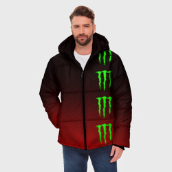 Мужская зимняя куртка 3D Monster energy - фото 2