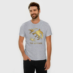Мужская футболка хлопок Slim The Witcher Gold - фото 2