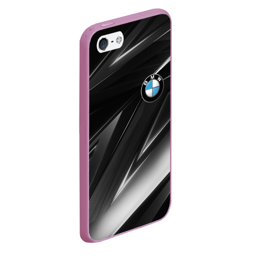 Чехол для iPhone 5/5S матовый BmW m performance, цвет розовый - фото 3