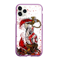 Чехол для iPhone 11 Pro Max матовый God of war