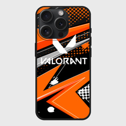 Чехол силиконовый для Apple iPhone 15 Pro матовый Valorant