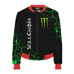 Женский бомбер 3D Monster energy