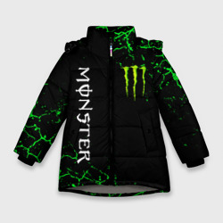 Зимняя куртка для девочек 3D Monster energy