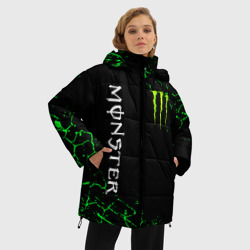 Женская зимняя куртка Oversize Monster energy - фото 2