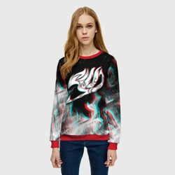 Женский свитшот 3D Хвост Феи блюр - фото 2