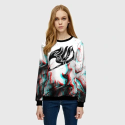 Женский свитшот 3D Fairy tail glitch - фото 2