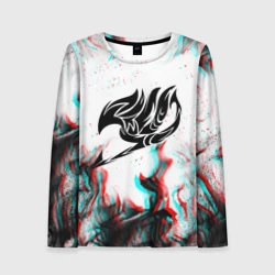 Женский лонгслив 3D Fairy tail glitch