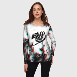 Женский лонгслив 3D Fairy tail glitch - фото 2