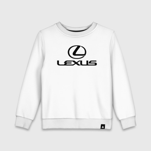 Детский свитшот хлопок Lexus, цвет белый