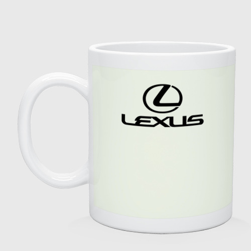 Кружка керамическая с принтом LEXUS, вид спереди #2