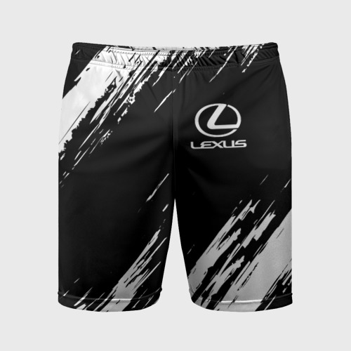 Мужские шорты спортивные Lexus, цвет 3D печать