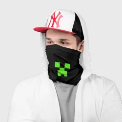 Бандана-труба 3D Minecraft Creeper - фото 3