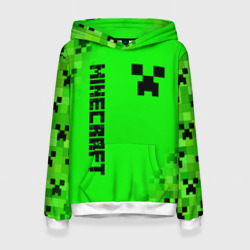 Женская толстовка 3D Minecraft Creeper