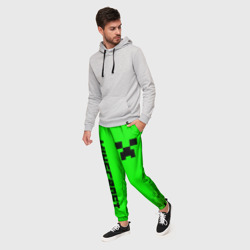 Мужские брюки 3D Minecraft Creeper - фото 2