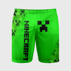 Мужские шорты спортивные Minecraft Creeper