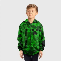 Детская ветровка 3D Minecraft Майнкрафт Creeper Крипер - фото 2