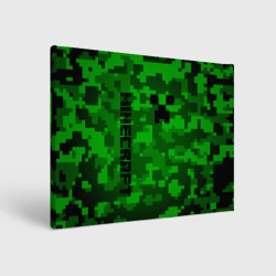 Холст прямоугольный Minecraft Майнкрафт Creeper Крипер