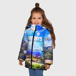 Зимняя куртка для девочек 3D Farcry 5 - фото 2