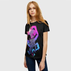 Женская футболка 3D Лио и Дракон - фото 2