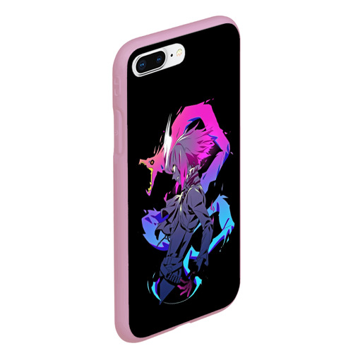 Чехол для iPhone 7Plus/8 Plus матовый Лио и Дракон, цвет розовый - фото 3