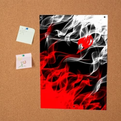 Постер Helmet Fairy tail red black white - фото 2