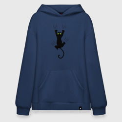 Худи SuperOversize хлопок Кот царапыч