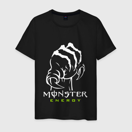 Мужская футболка хлопок MONSTER ENERGY (Z), цвет черный