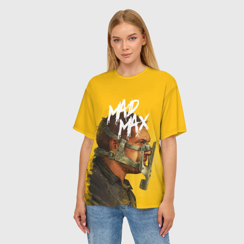 Женская футболка oversize 3D Mad Max, цвет 3D печать - фото 3