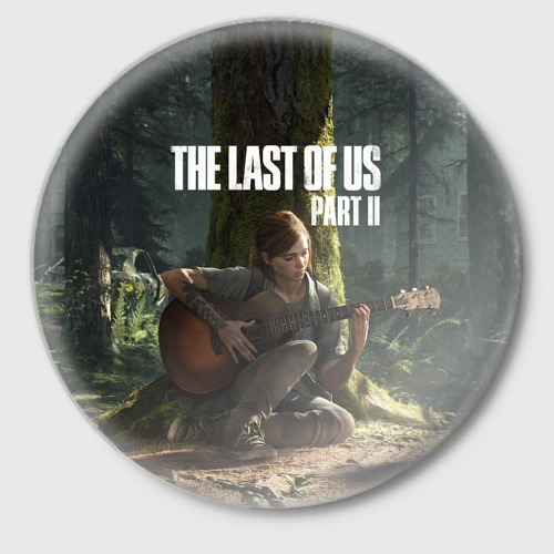 Значок с принтом The Last of Us part 2, вид спереди №1