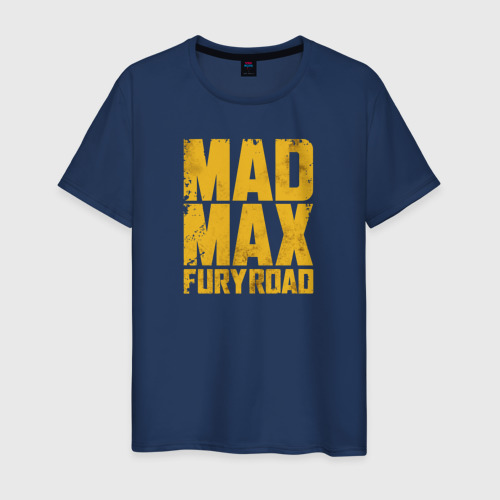 Мужская футболка из хлопка с принтом Mad Max, вид спереди №1