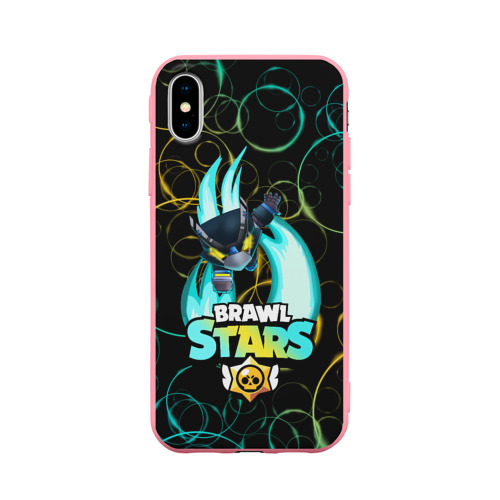 Чехол для iPhone X матовый BRAWL STARS MECHA CROW. Фото 01 Чехол для iPhone X матовый BRAWL STARS MECHA CROW. Фото 01