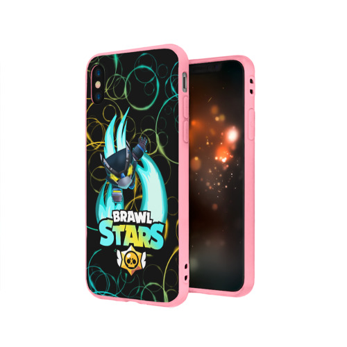 Чехол для iPhone X матовый BRAWL STARS MECHA CROW. Фото 01 Чехол для iPhone X матовый BRAWL STARS MECHA CROW. Фото 01