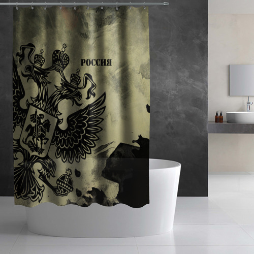 Штора 3D для ванной Россия - фото 3